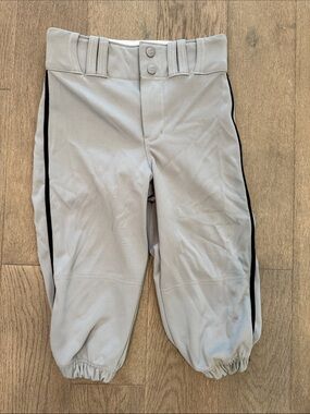 Champro Youth GREY BLACK Piping Knicker Baseball Pant SIZE M Sports Summer Ball